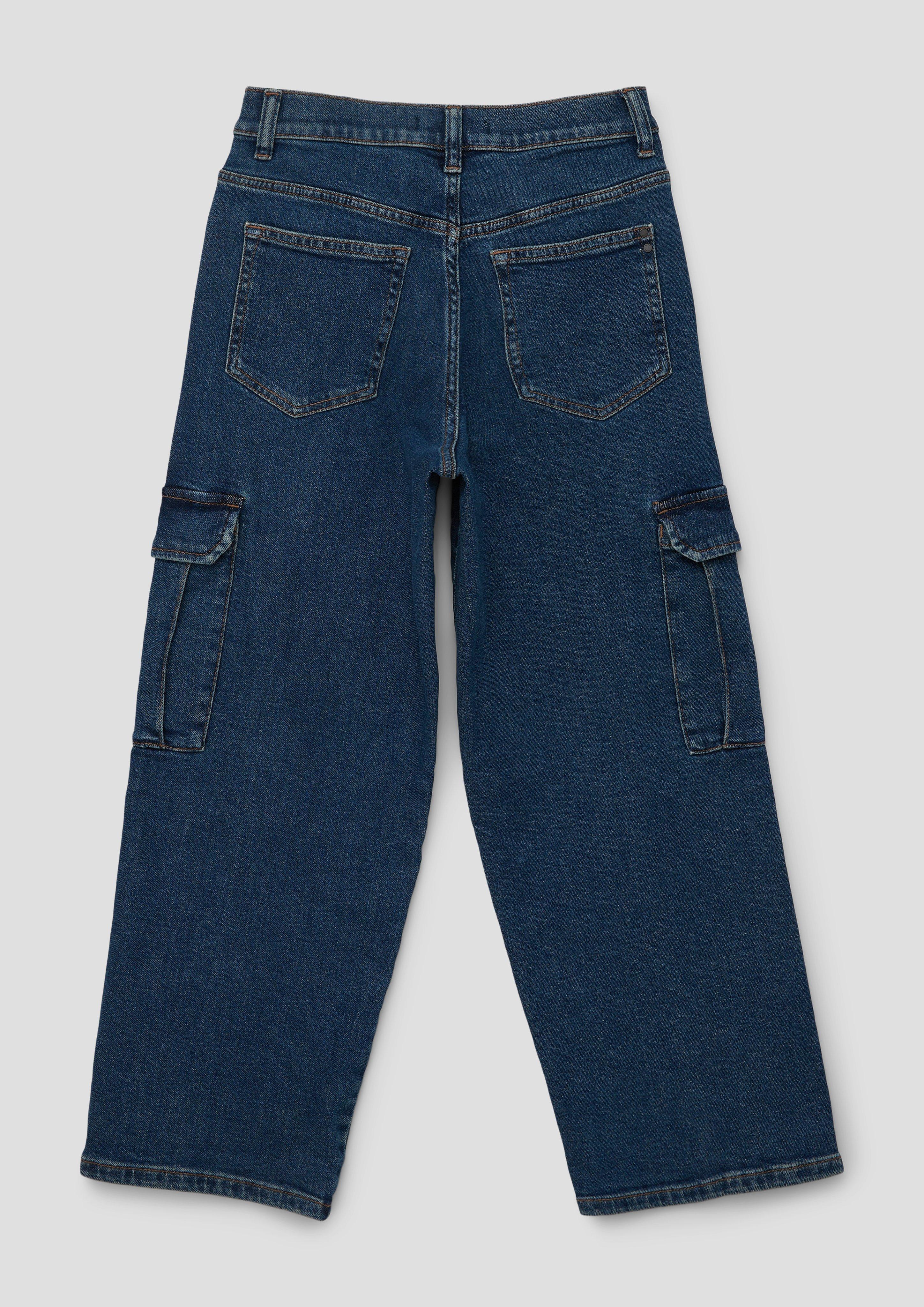 Jeans / Relaxed Fit / Mid Rise / Wide Leg / Cargotaschen  2134766-57Z2