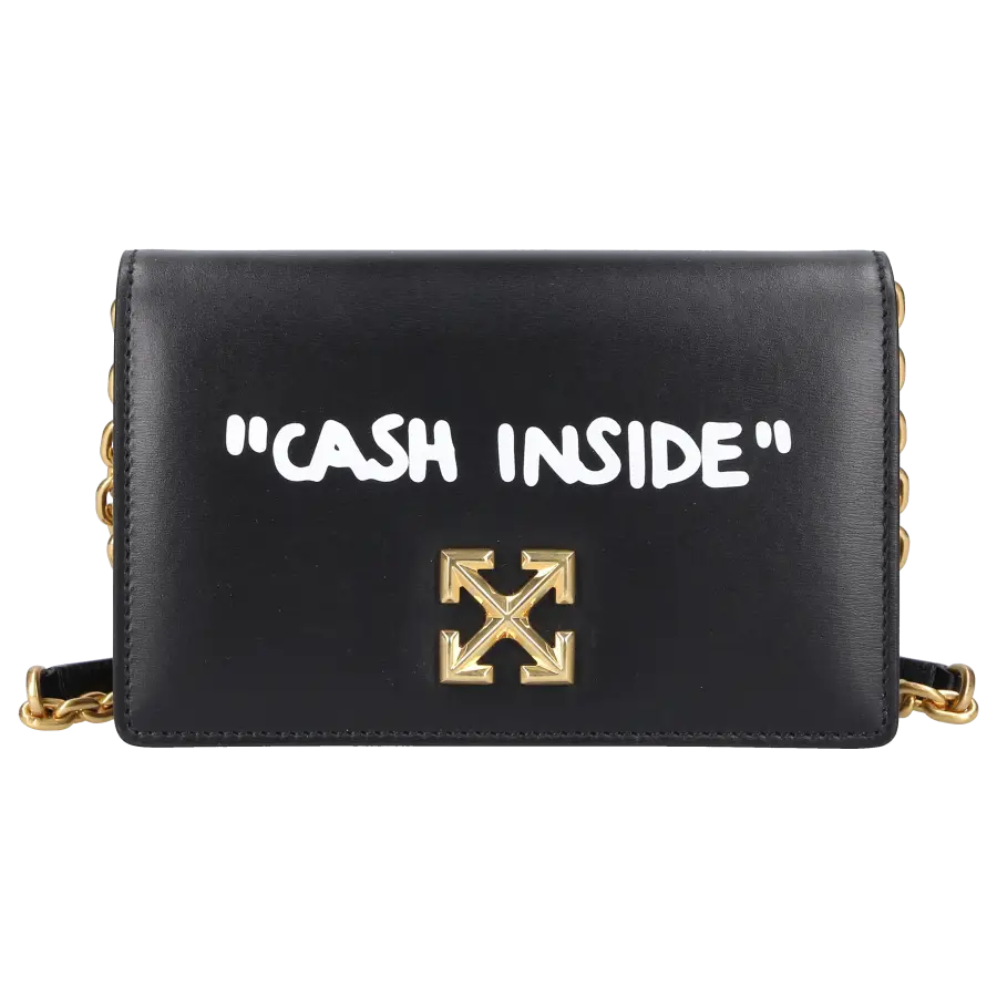 Off-White - Handatsche JITNEY SHOULDER Kalbsleder - schwarz