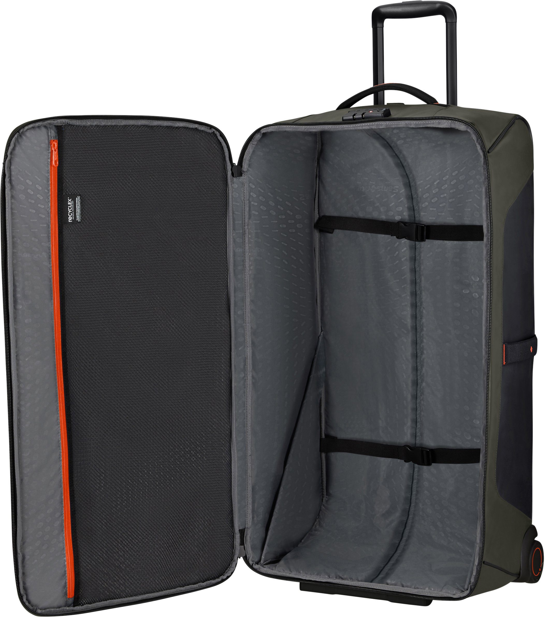 Samsonite Reisetasche Ecodiver, 79 cm, Climbing Ivy, mit Trolley- und Rucksackfunktion; teilweise aus recyceltem Material