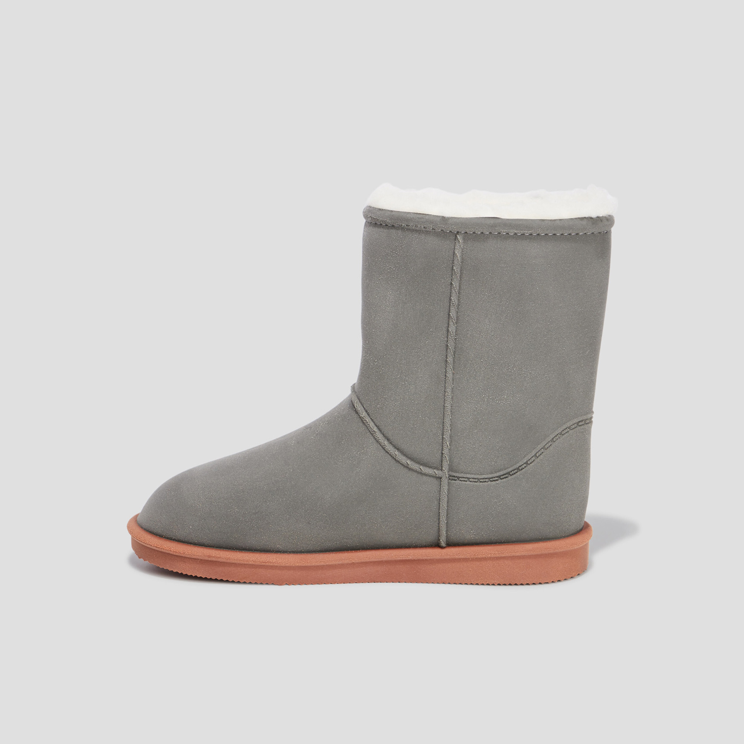 Bottines fourrées vert kaki femme | La Halle