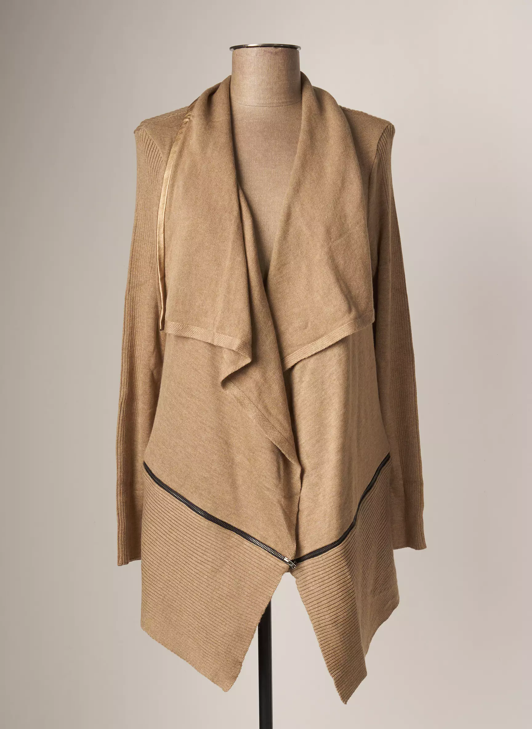 Ams Pure Cardigans Femme couleur beige