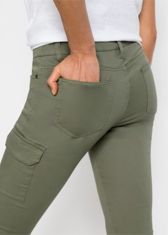 Capri-Hose im Cargo-Look