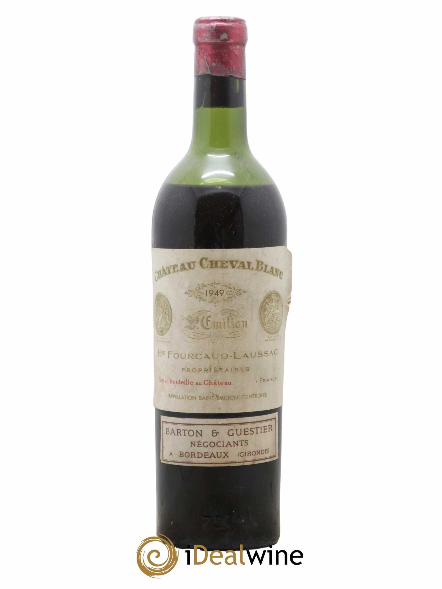 Château Cheval Blanc 1er Grand Cru Classé A  1949 - Lot de 1 Bouteille