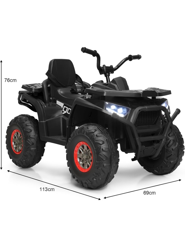 COSTWAY 12V Elektro Kinderquad ab 3 Jahren in Schwarz günstig kaufen onesize