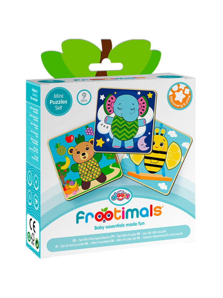 Kids Licensing Holzpuzzle mit drei Motiven Bär Elefant Biene 10 Monate günstig kaufen onesize