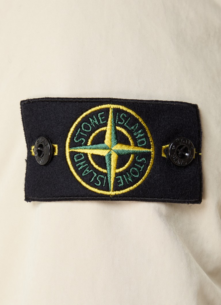Stone Island 42149 trench coat with side pockets and logo