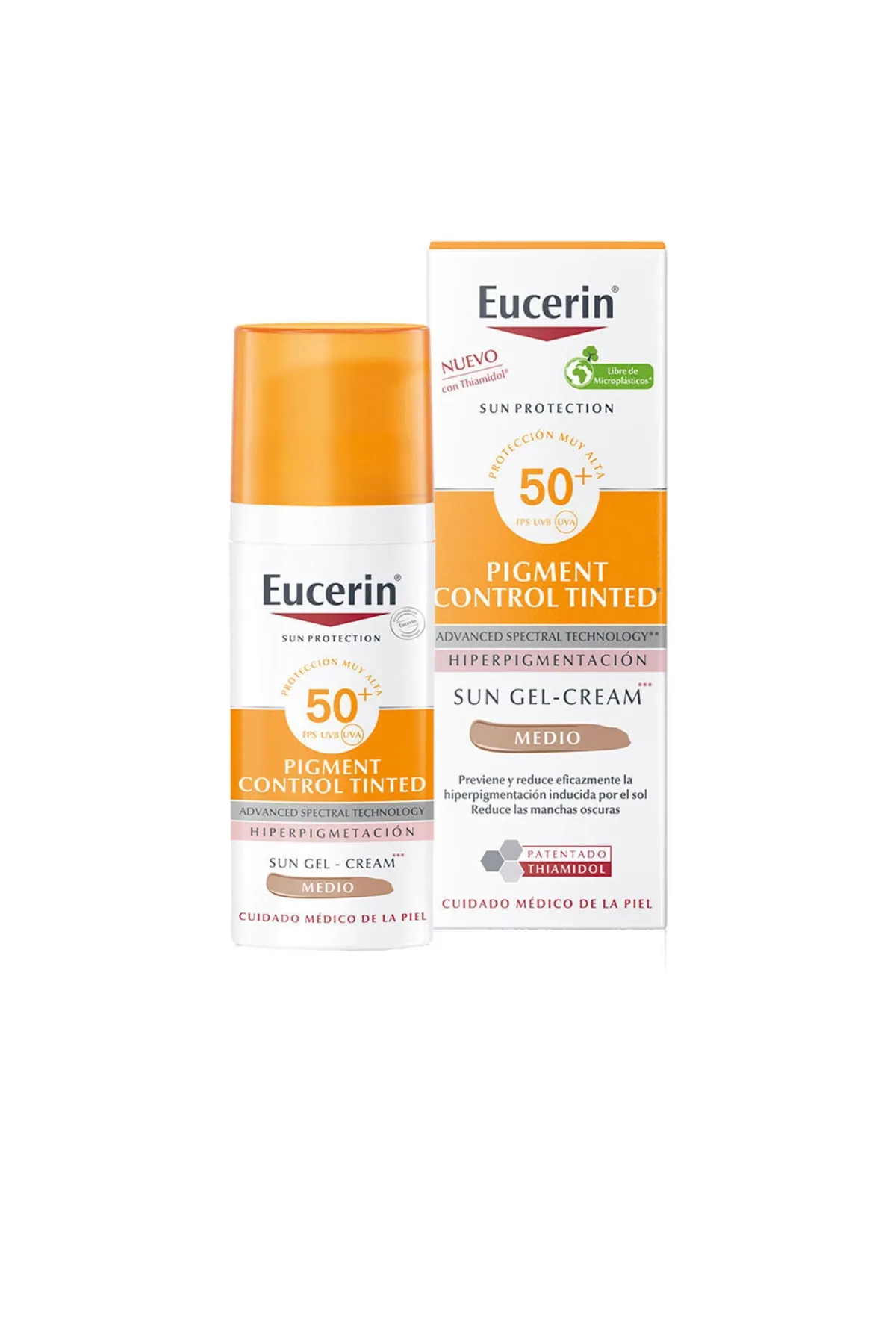 Eucerin  Sonnenschutz Pigment Control Spf50+ Getönt #medium Eucerin 50 ml