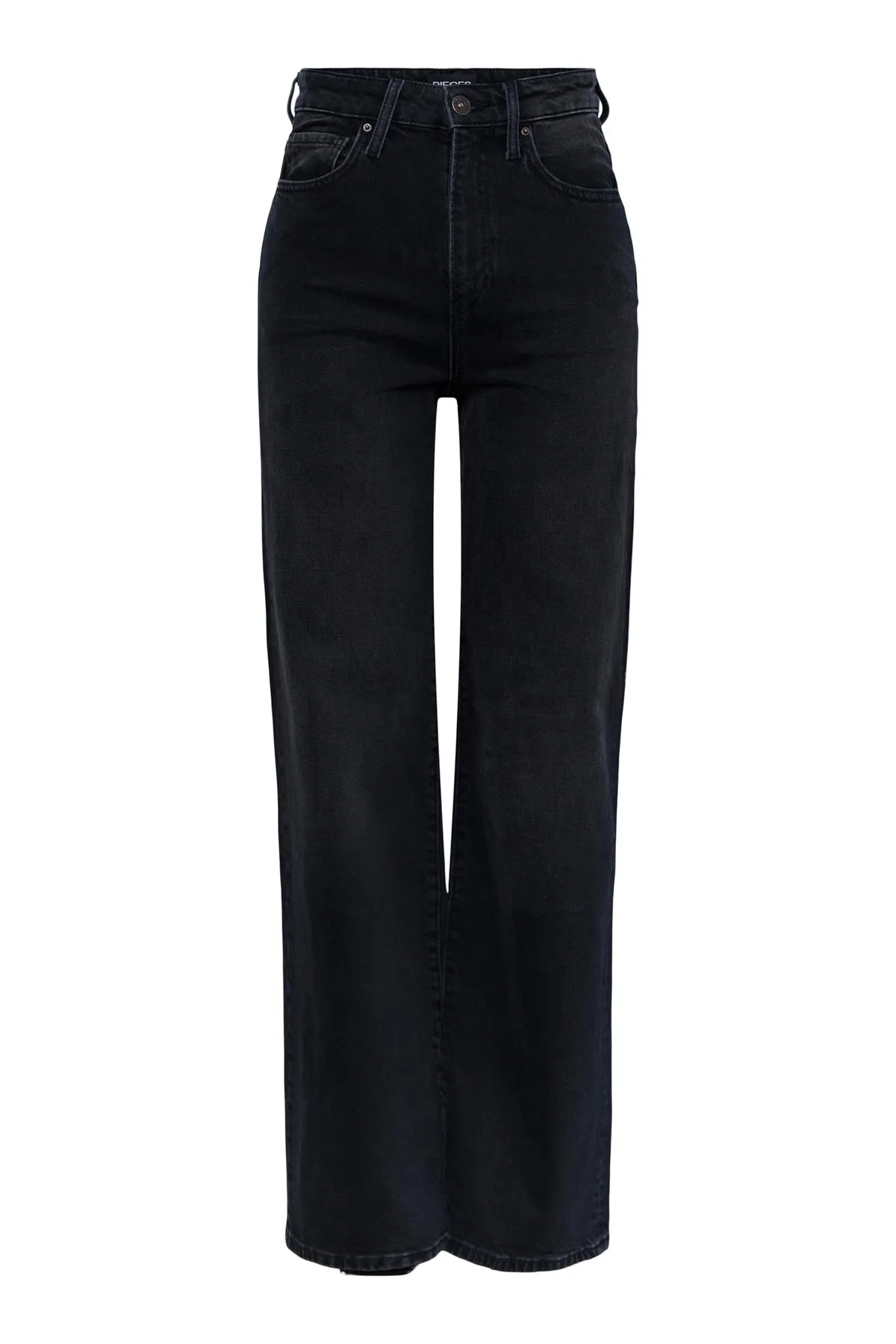 PIECES  Jeans - Schwarz - Wide Leg