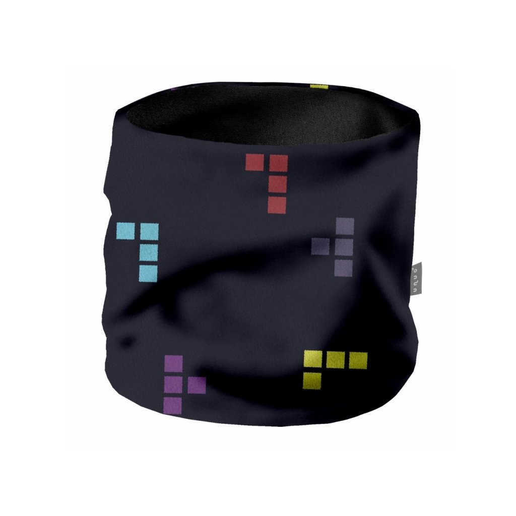 Unuo Basic Würfelchen Kinder Fleece-Schlauchschal