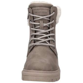 Tom Tailor Schnür Boots in grau