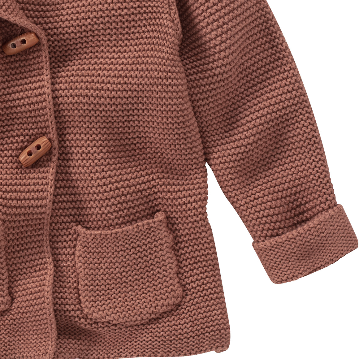 Baby Strickjacke mit Öhrchen