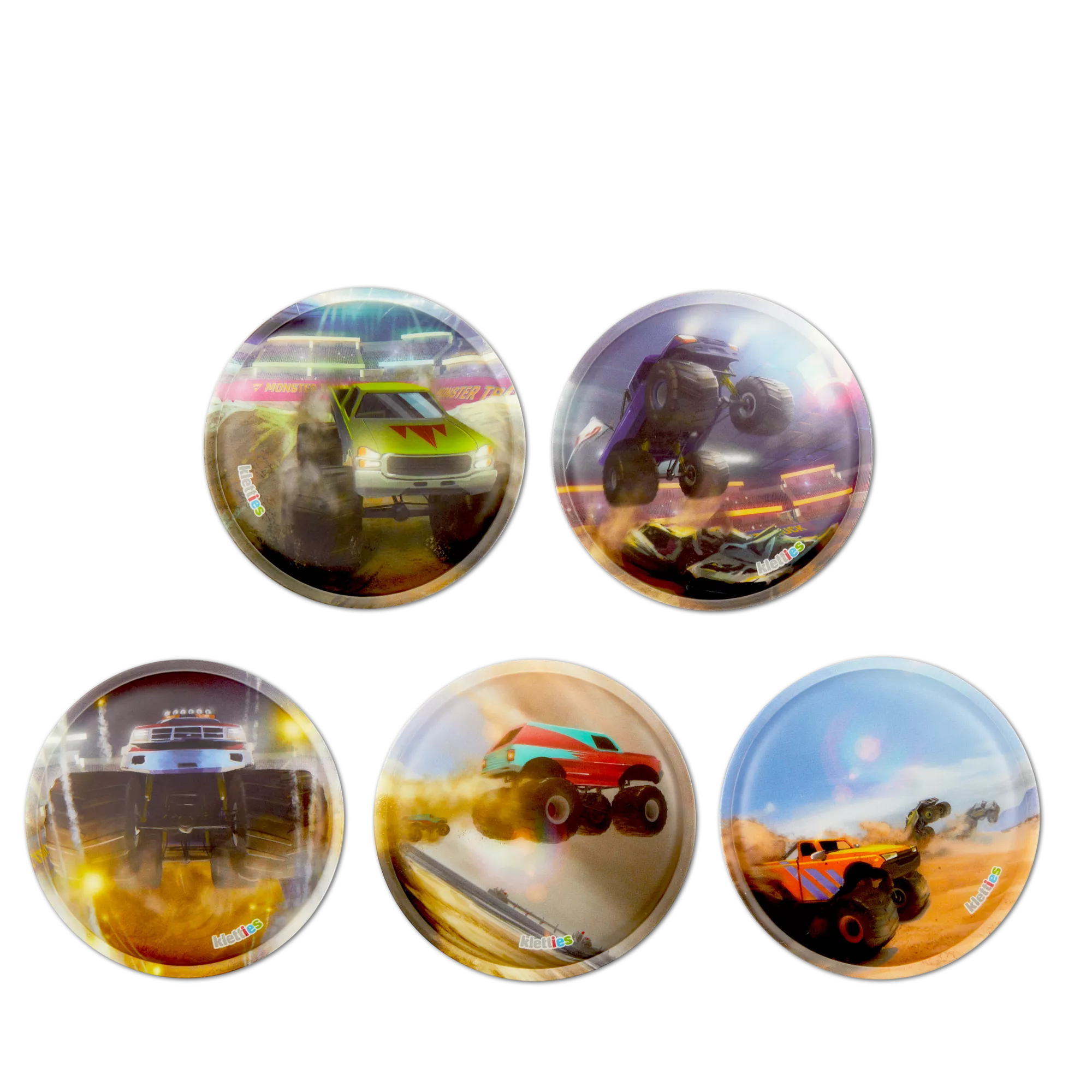 ergobag Kletties-Set Monstertrucks