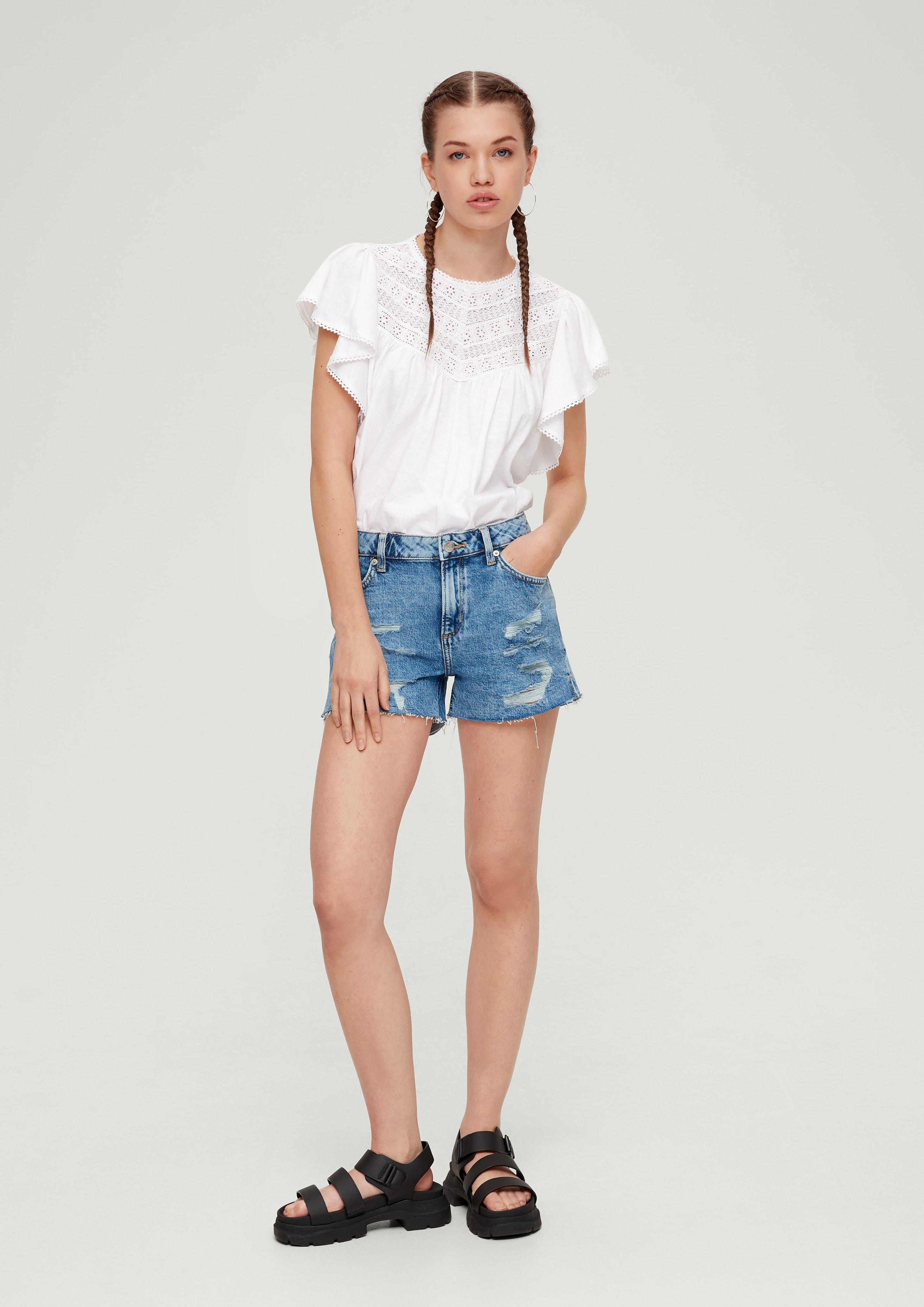 Jeans-Shorts Abby / Mid Rise / Straight Leg  2131160-55Z4