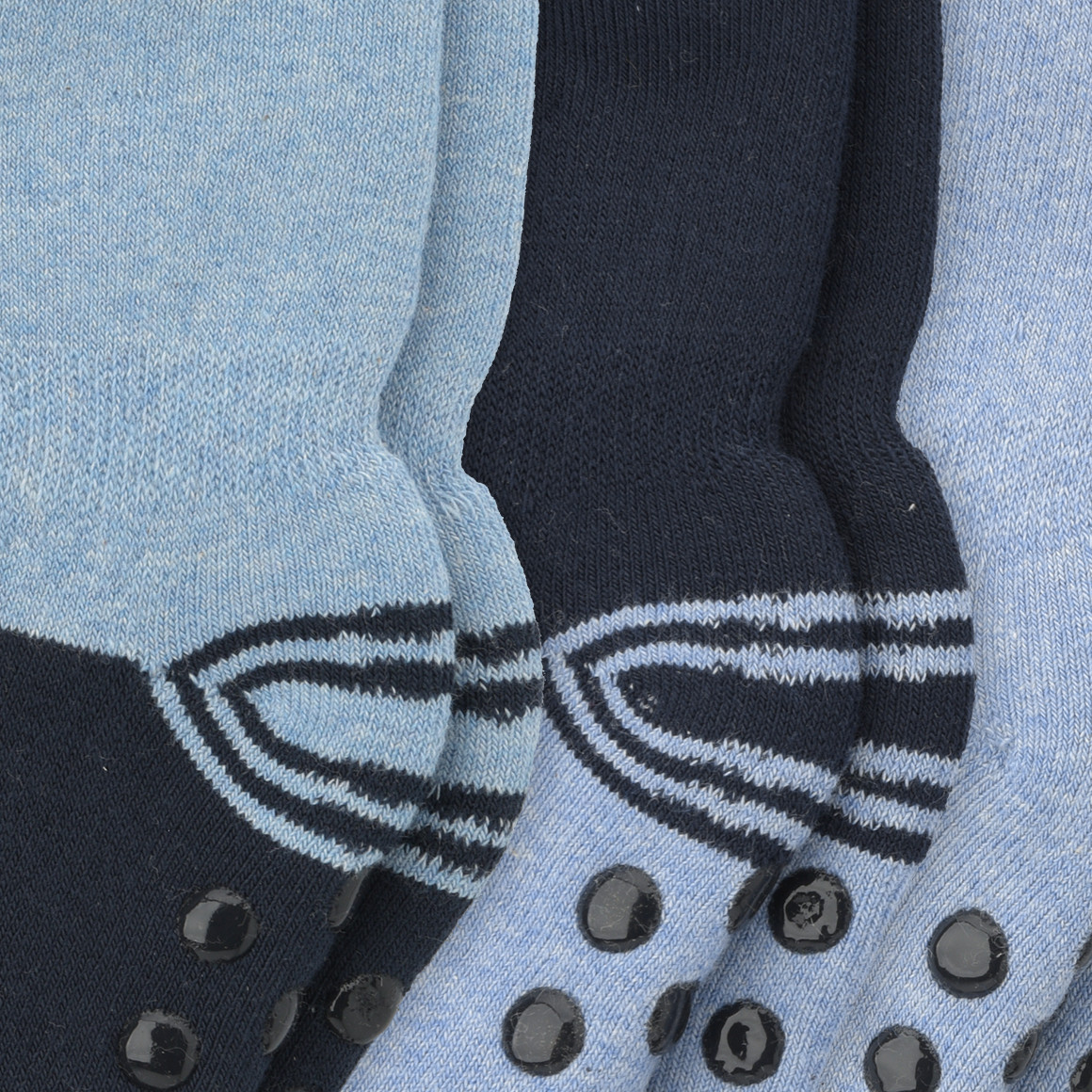 3 Paar Baby Stoppersocken mit Bio-Baumwolle