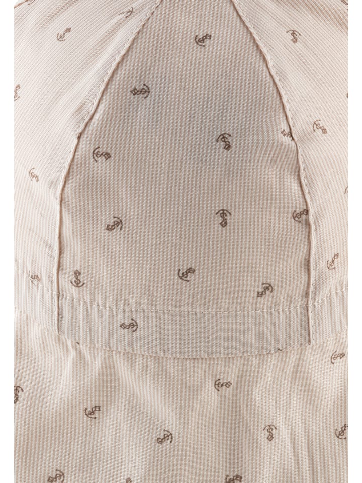 Sterntaler Schirmmütze mit Nackenschutz Anker in beige günstig kaufen
