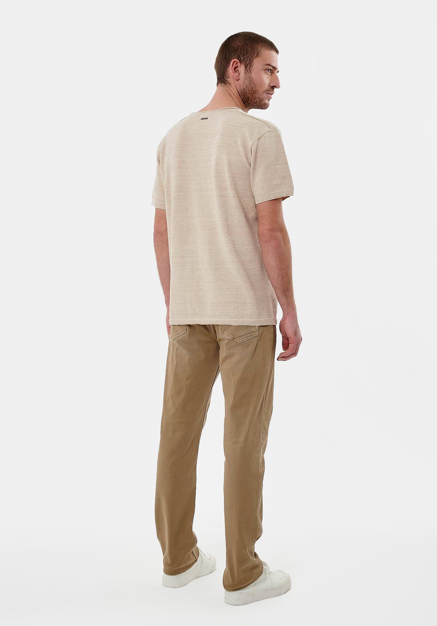 NABEL  Pull beige Homme
