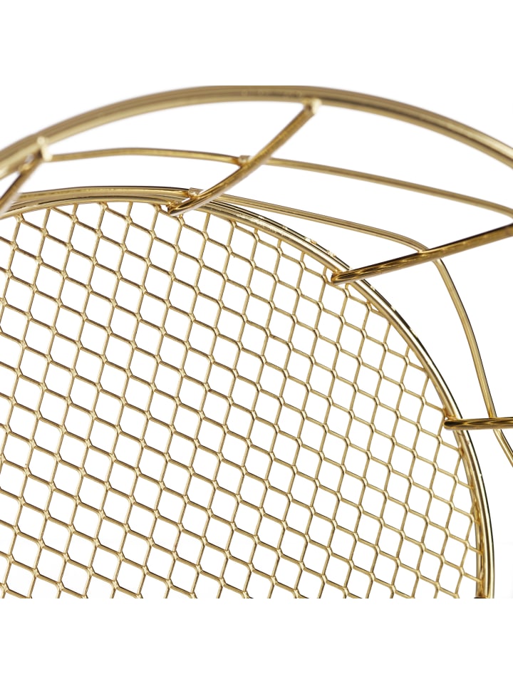 relaxdays Drahtkorb in Gold günstig kaufen onesize