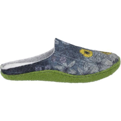 WESTLAND Hausschuh Marguerite 01, blau-multi