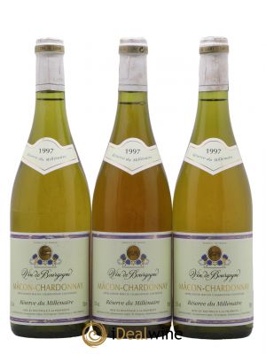 Mâcon Cave de Lugny 1997 - Lot de 3 Bouteilles