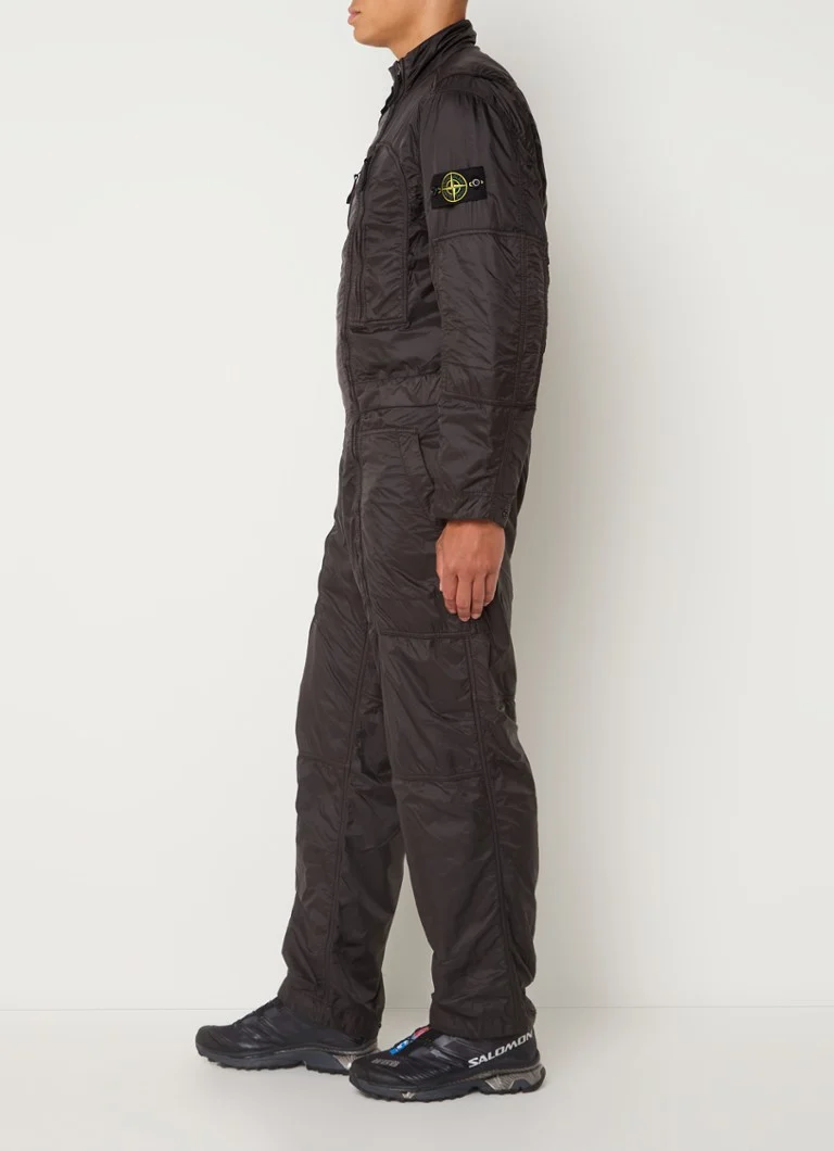 Costum de neopren Stone Island F0135 cu croială dreaptă și logo