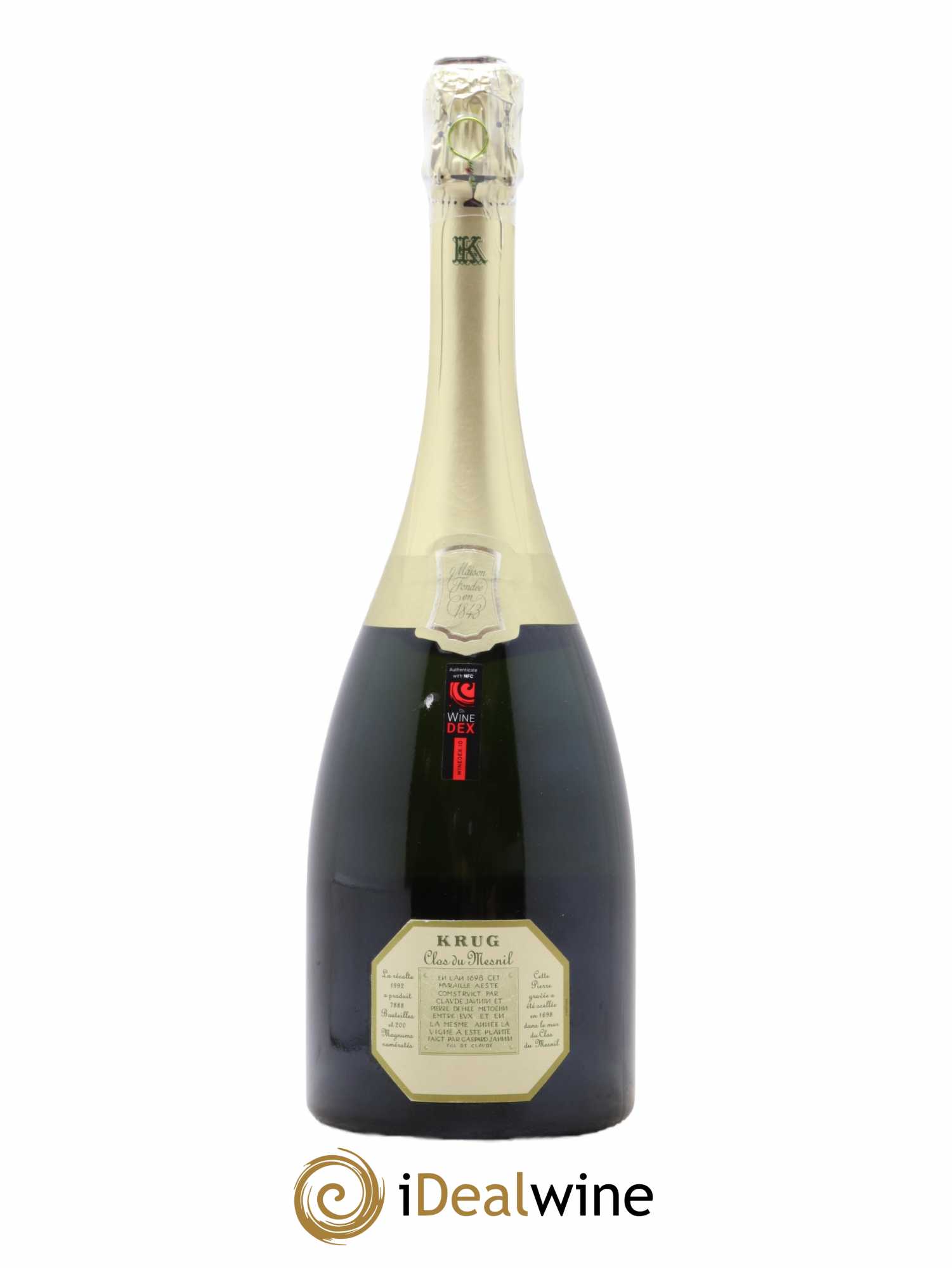 Clos du Mesnil Krug  1992 - Lot de 1 Bouteille