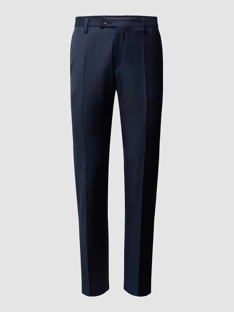 Slim Fit Anzug-Hose aus Schurwolle in blau