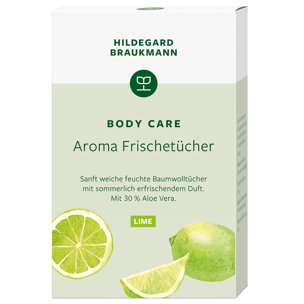 Hildegard Braukmann Body Care Aroma Frischetücher Lime 10er
