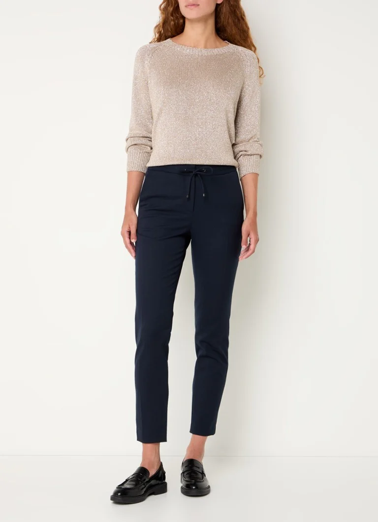 Pulover Gerard Darel Jaylin din tricot fin cu inserții din lurex