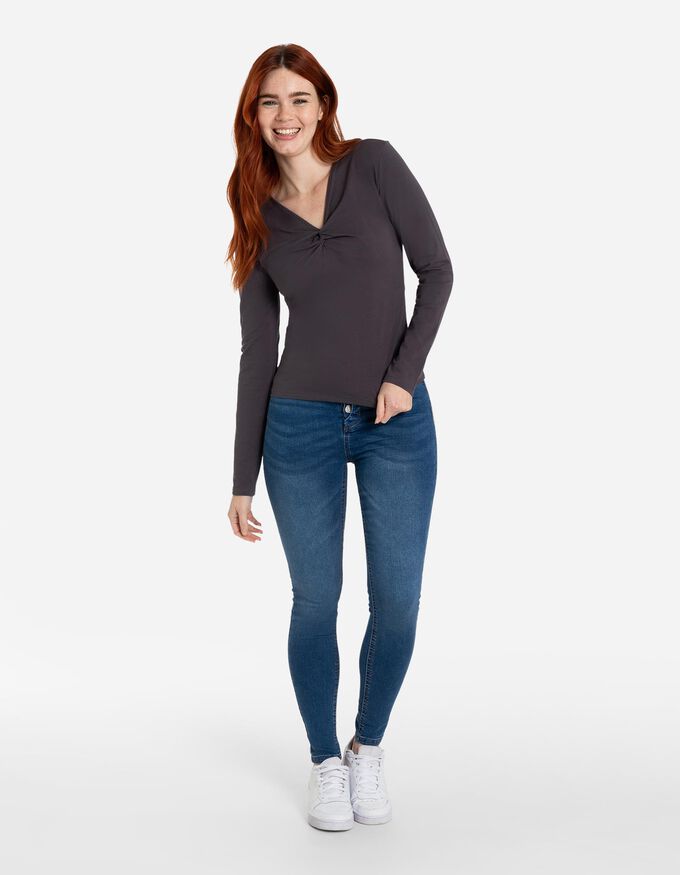 Langarmshirt - Knotendetail