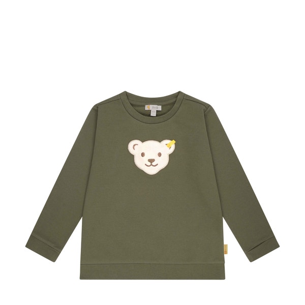 Sweatshirt, khaki für Jungs