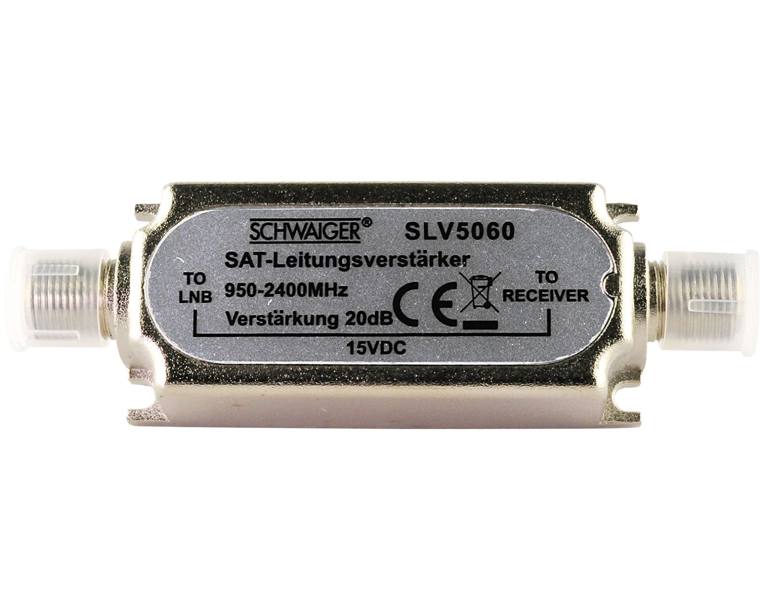Schwaiger 20dB SAT-Leitungsverstärker