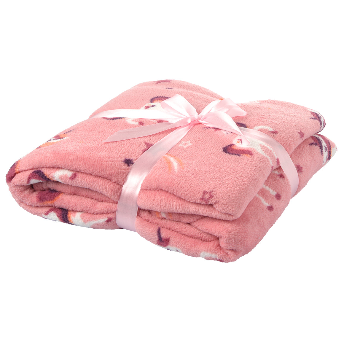 Kuscheldecke mit Einhorn-Motiv