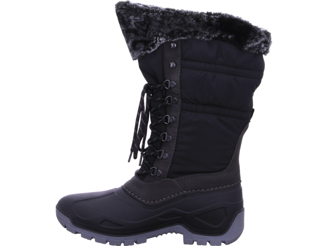 RIEKER Schnür-Stiefeletten schwarz