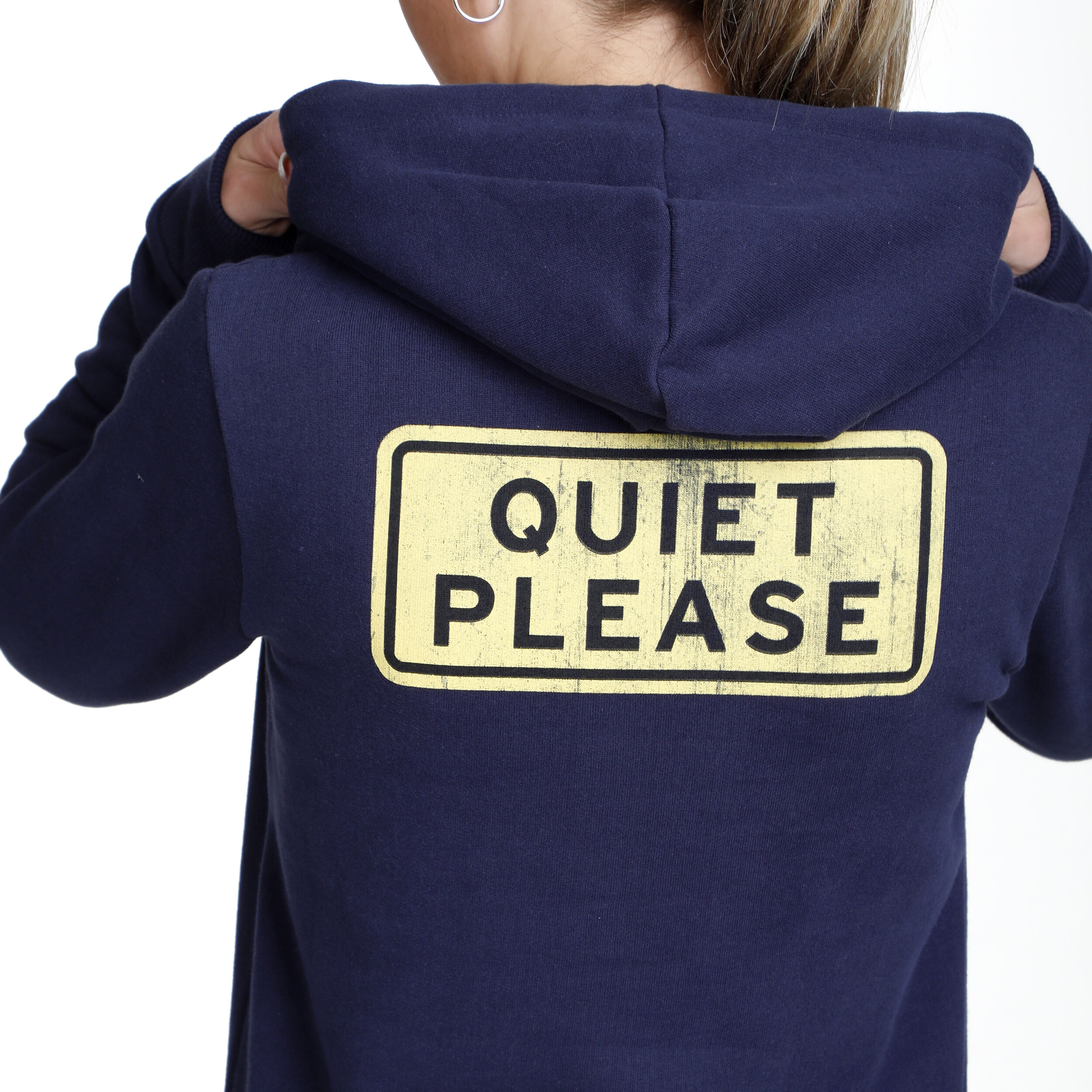 Australia Road Sign Hoody Damen - Dunkelblau, Gelb