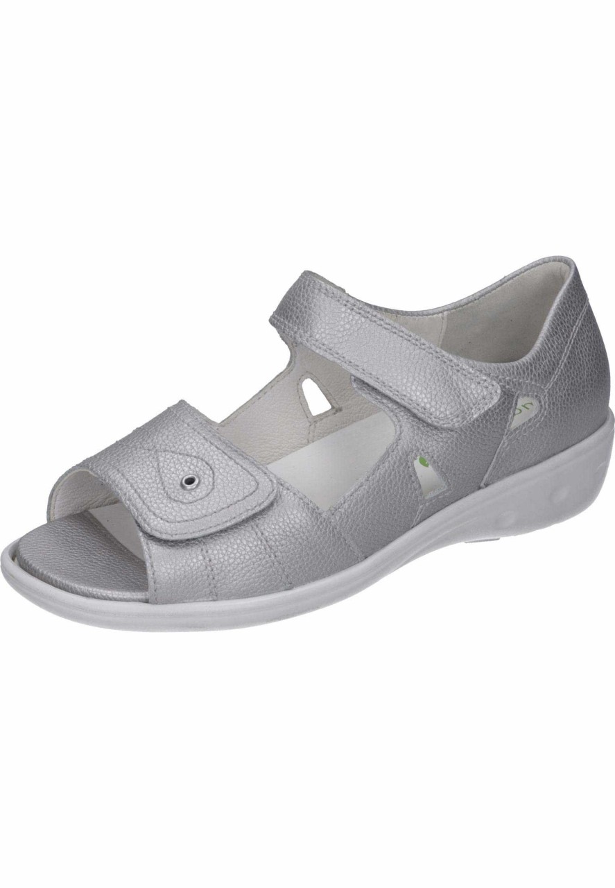 WALDLÄUFER Komfort Sandalen grau
