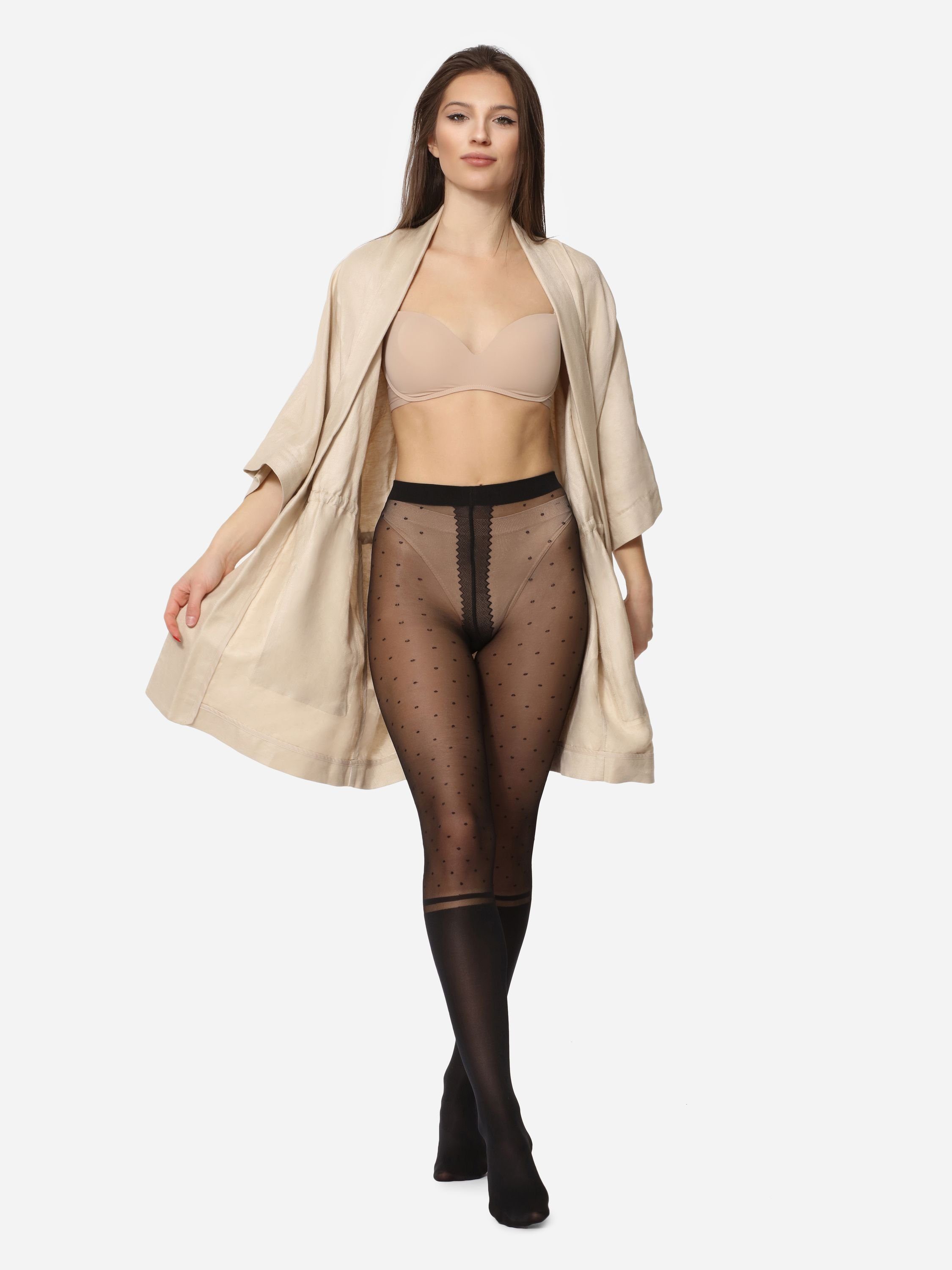 Merry Style Strumpfhose Damen Strumpfhose 20 DEN GI1103 40 DEN (1 St)