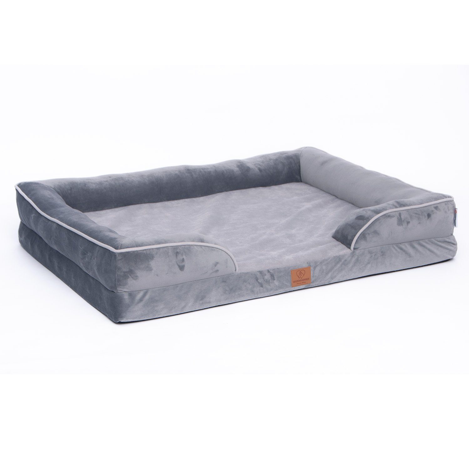Warenhammer Tierbett Orthopädisches Premium Hundebett, flauschig weich, Abnehmbar,Waschbar, verschiedene Grössen