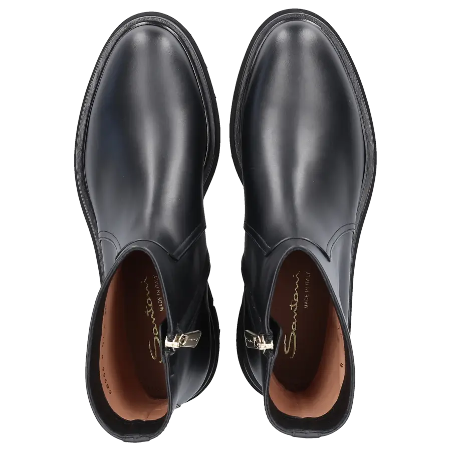 Santoni - Stiefeletten 58956 Kalbsleder - schwarz