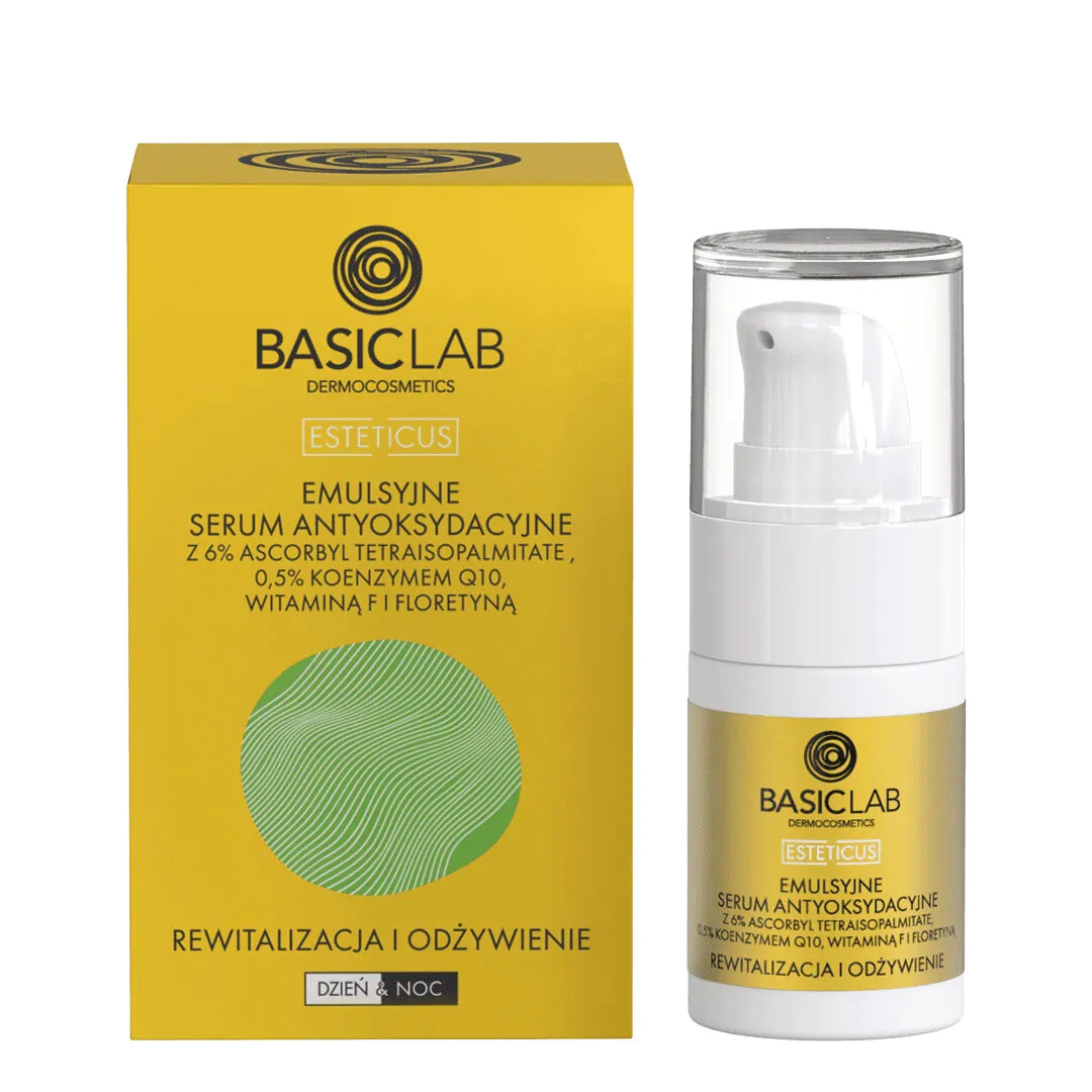 BasicLab Esteticus 6% askorbil tetraizopalmitat 0,5% koenzim Q10
