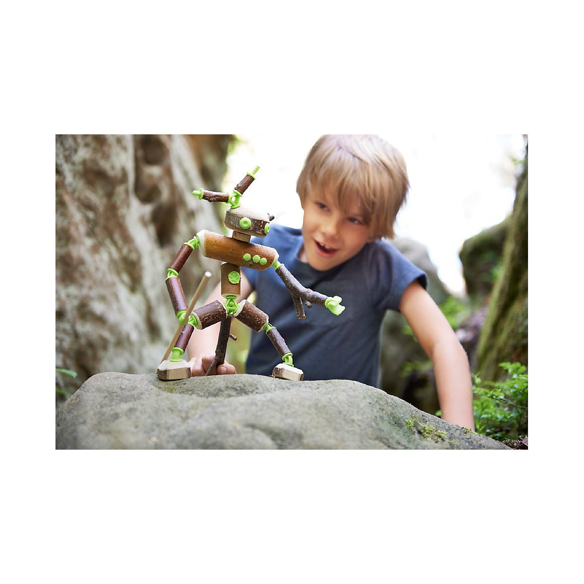 HABA 305343 Terra Kids Connectors – Konstruktions-Set Figuren