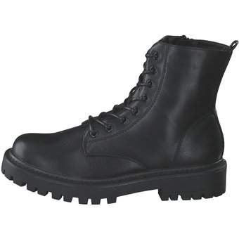 smiling for feet Schnür Boots in schwarz