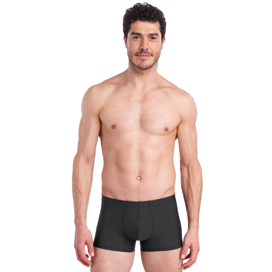 Herren Mikrofasershorts mit Streifen