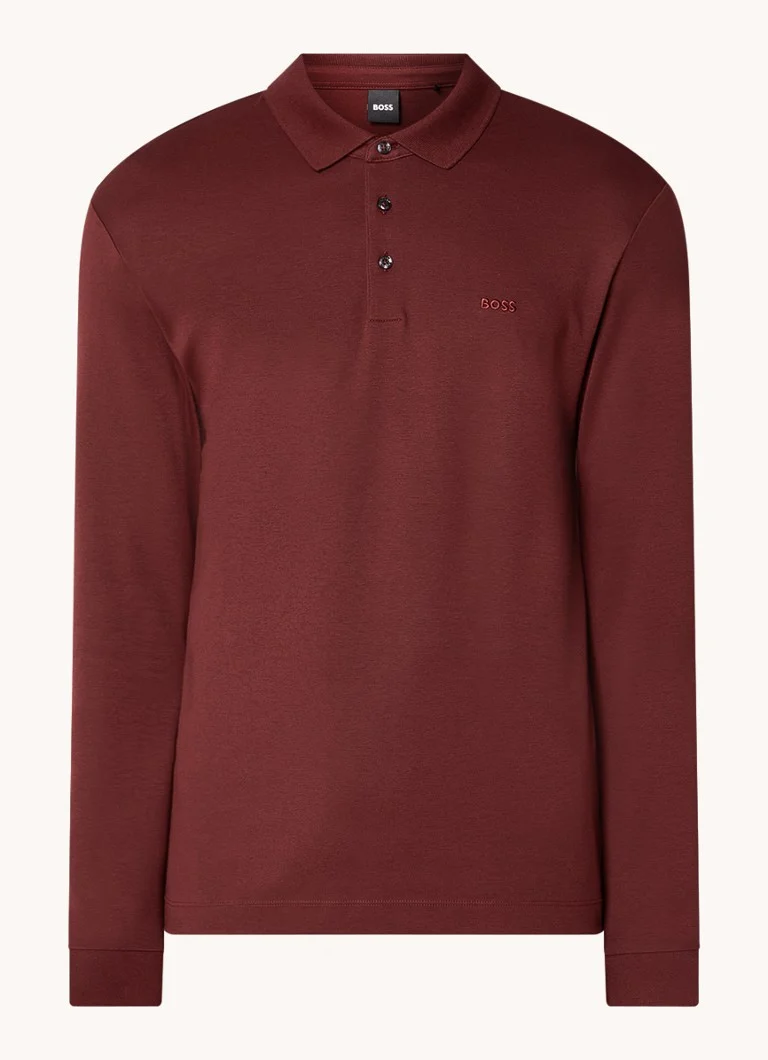 Tricou polo HUGO BOSS Pado cu croială clasică, logo și inserții elastice.