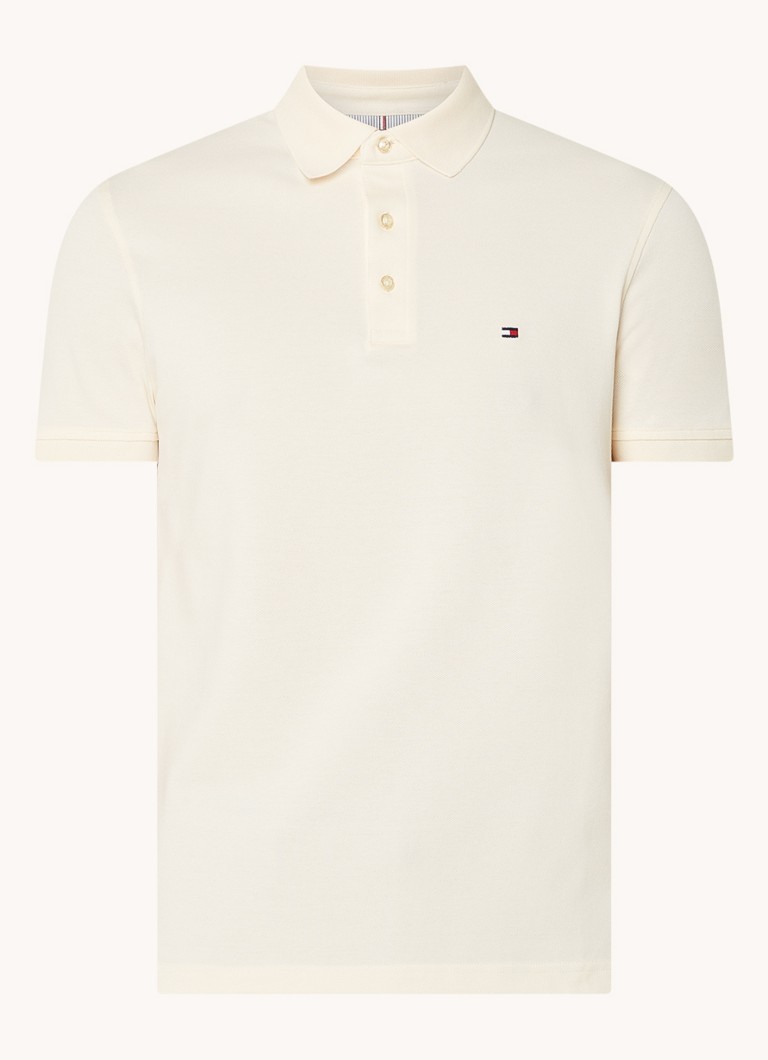 Polo Tommy Hilfiger 1985 slim fit com bordado do logotipo