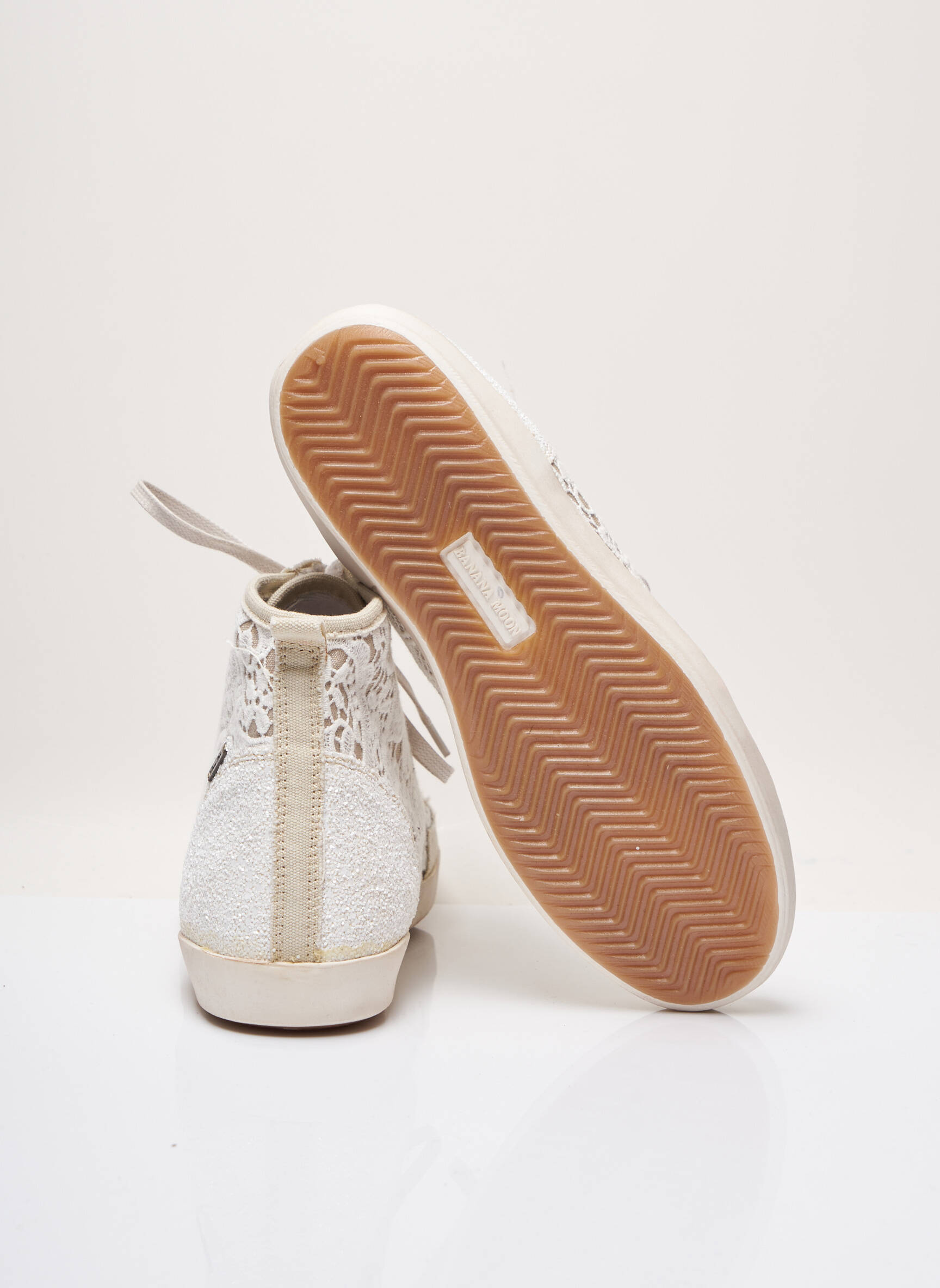 Banana Moon Baskets Femme couleur beige