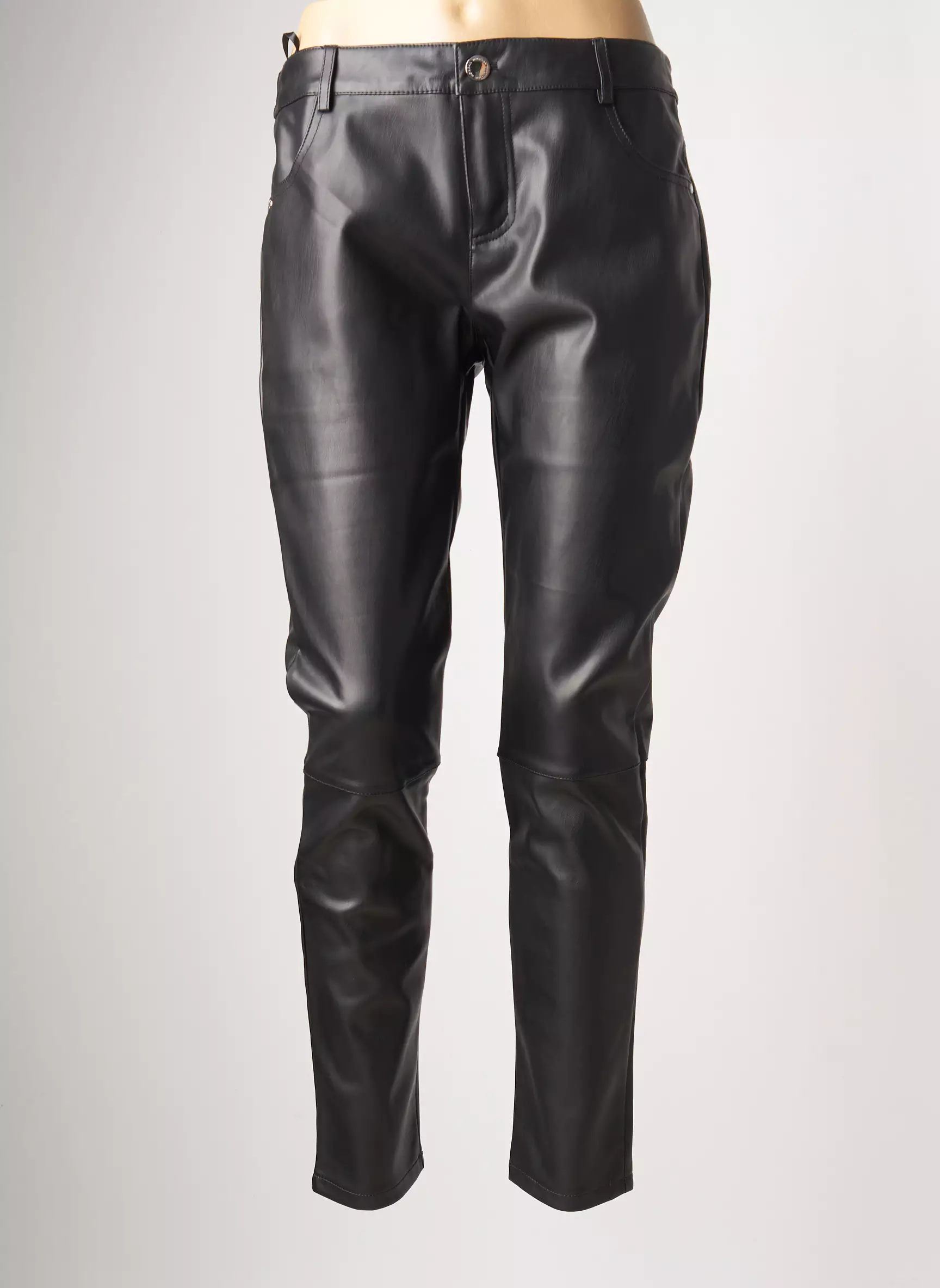 Morgan Pantalons Slim Femme couleur noir