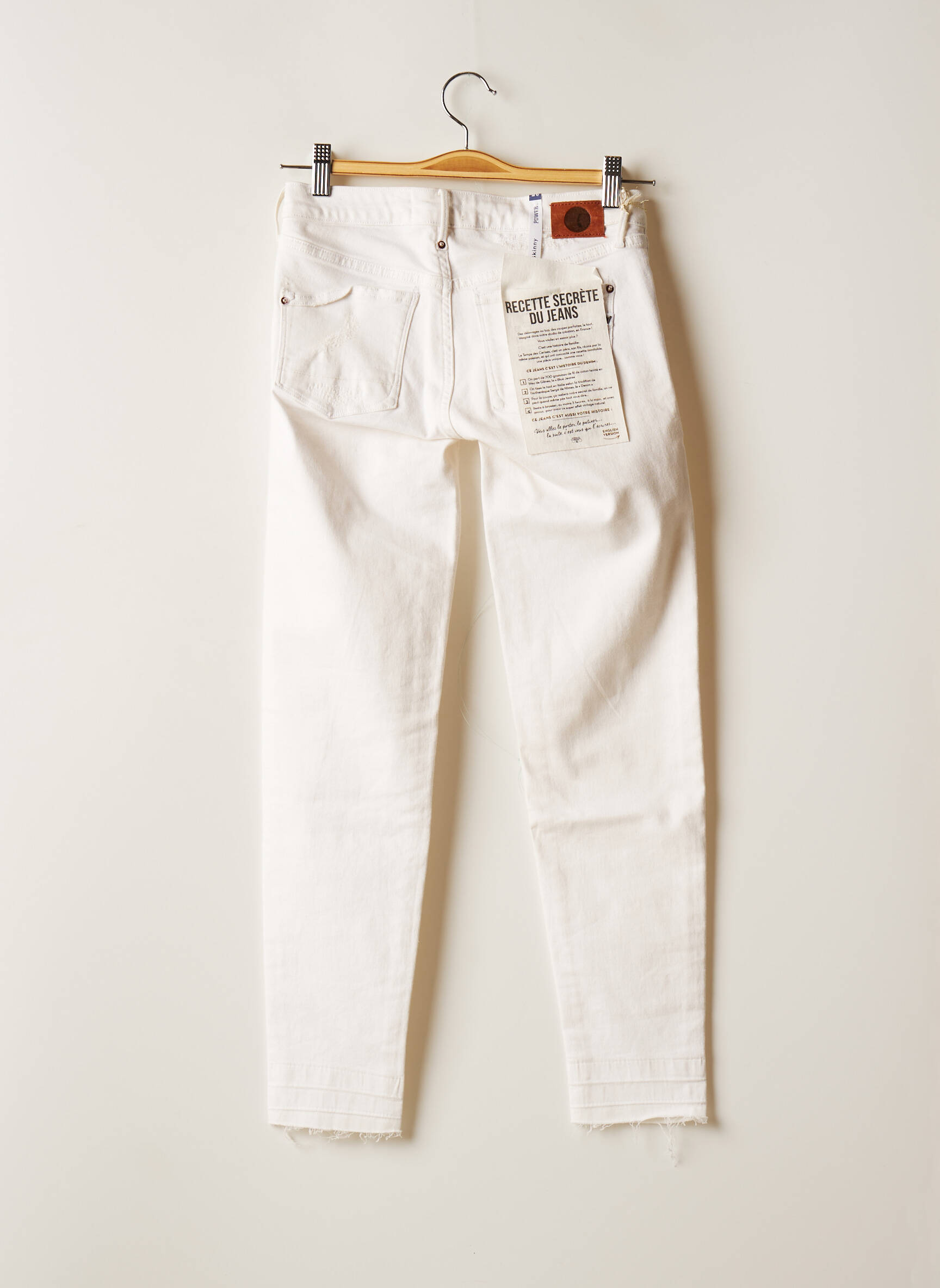 Le Temps Des Cerises Jeans Coupe Slim Femme couleur blanc