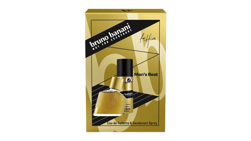 bruno banani Man's Best Eau de Toilette + Deo Body Spray Geschenkpackung