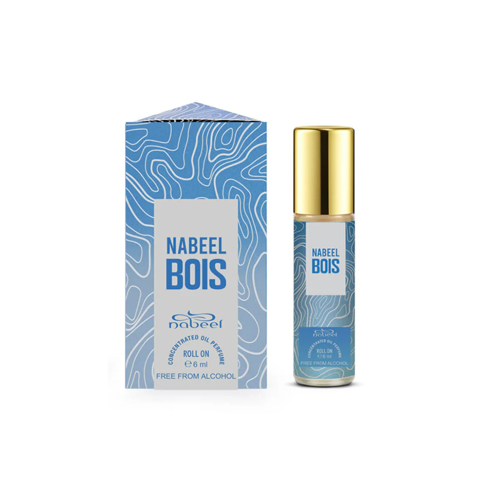 Öljyhajuvesi Nabeel Bois Roll On Oil hajuvesi - Huile de Parfum Unisex, Huile de Parfum