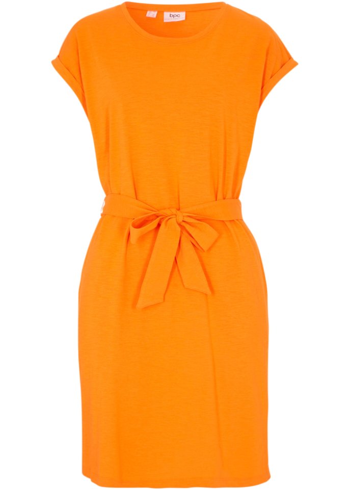 Shirtkleid mit Bindeband